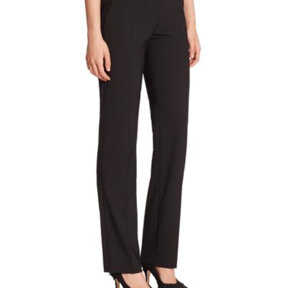 NWT Helmut Lang Black Tropical Wool Pants Sz 8